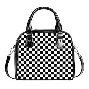 Black checkered bag